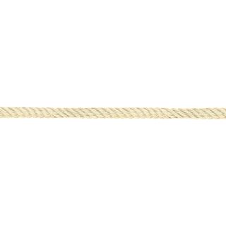 Parkakordel - 4 mm - elfenbein