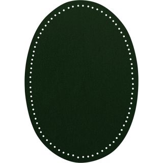 2x Wildlederimitat - Patches - 14x9,5cm - dunkelgrün