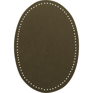 2x Wildlederimitat - Patches - 14x9,5cm - olive