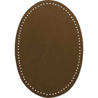 2x Wildlederimitat - Patches - 14x9,5cm - braun