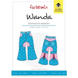 Schnittmuster - Farbenmix - Wanda - Patchhose für Mädchen