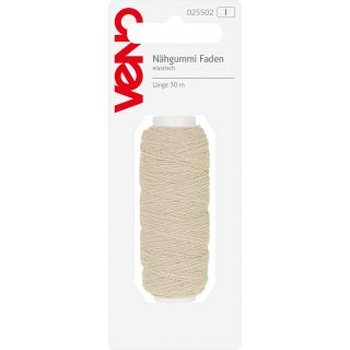 Nähfäden - Elastik - 30m - rohweiß