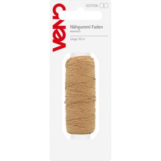 Nähfäden - Elastik - 30m - beige