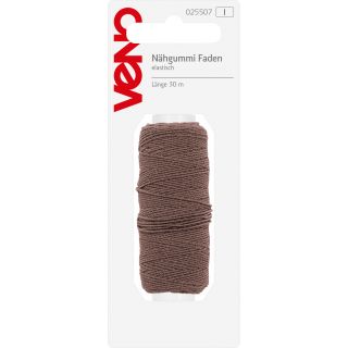 Nähfäden - Elastik - 30m - braun