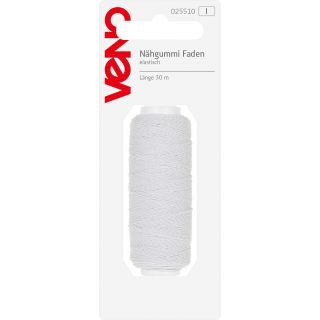 Nähfäden - Elastik - 30m - weiß