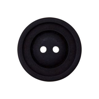 2-Loch-Knopf - 28 mm - schwarz