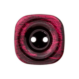 2-Loch-Knopf - quadratisch - 30 mm - pink