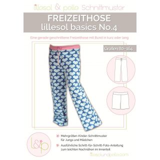 Schnittmuster - Lillesol &amp; Pelle - Basics No. 4 - Freizeithose