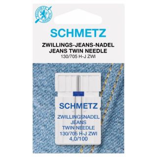 Schmetz - Zwillingsnadel - Jeans - 130-705 - 4,0/100