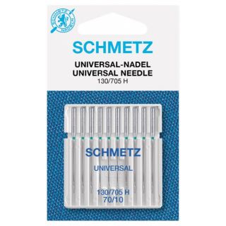 Schmetz - 10 Nähmaschinennadeln - Universal - 130/705 H 70/10