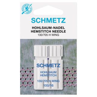 Schmetz - Nähmaschinennadel - 130/705 H - Hohlsaum - 100/16