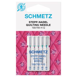 Schmetz - 5 Nähmaschinennadeln - 130/705 - Quilting - 75-90