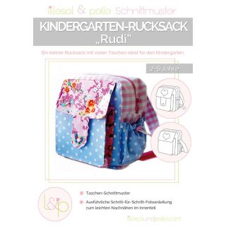 Schnittmuster - Lillesol &amp; Pelle - Kindergartenrucksack Rudi
