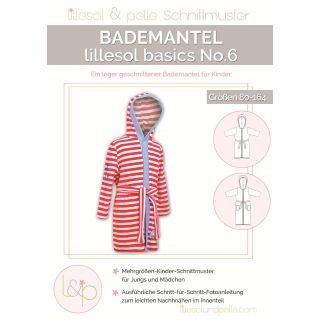 Schnittmuster - Lillesol &amp; Pelle - Basics No. 6 - Bademantel