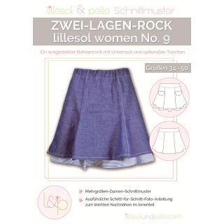 Schnittmuster - Lillesol &amp; Pelle - Lillesol Women No. 9 - Zwei - Lagen - Rock