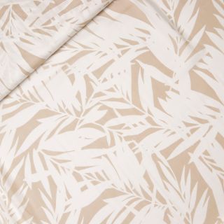 Viskose -Palmenblätter - Pastell - beige