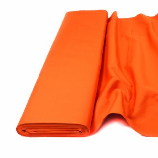 Baumwolle - Köper - uni - orange