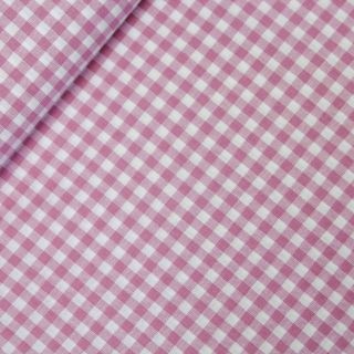 Baumwolle - Karo 0,5cm - rosa