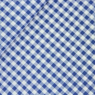 Baumwolle - Karo 0,5cm - blau