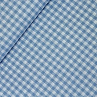 Baumwolle - Karo 0,5cm - hellblau