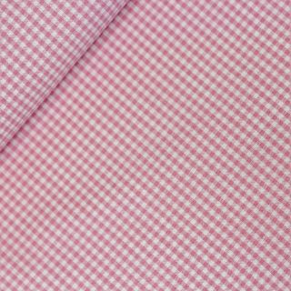 Baumwolle - Karo 0,2cm - rosa