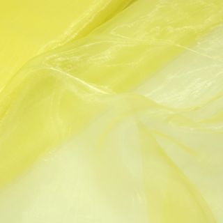 Organza - uni - zitronengelb