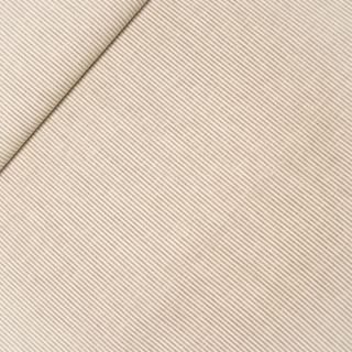 Leinen - Baumwolle - Streifen - beige