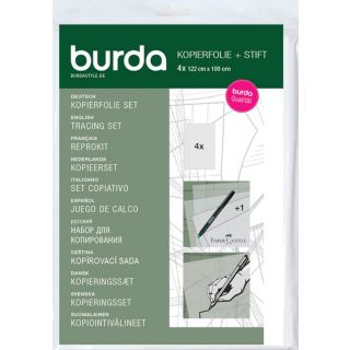 burda style - Kopierset (Folie + Stift)