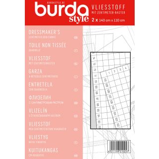 burda style - Vliesstoff mit cm-Raster