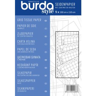 burda style - Seidenpapier mit cm-Raster