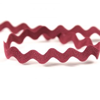 Zackenlitze - 7 mm - uni - fuchsia