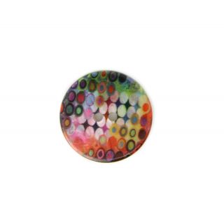 2-Loch-Knopf - multicolor - metallic - 25 mm