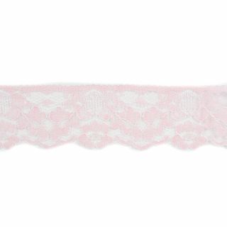 Perlonspitze - 32 mm - rose
