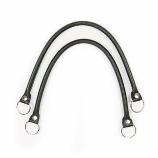 Taschengriff - Lederoptik - 55 cm - schwarz