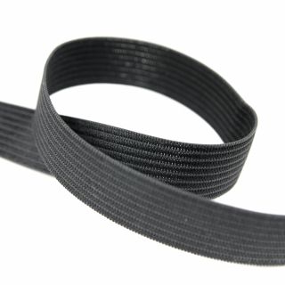 Gummiband - 20 mm - schwarz