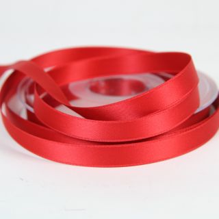 Satinband - Doubleface - 10 mm - rot