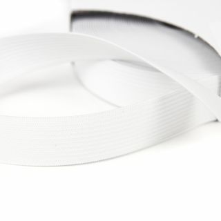 Gummiband - 25 mm - weiss