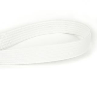 Gummiband - 15 mm - weiss