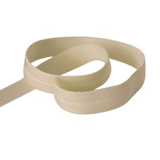 Einfaßband - elastisch - 20 mm - wollweiß