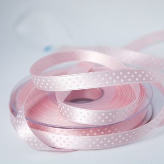 Satinband - Mini Dots - 10 mm - rose