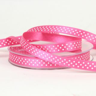 Satinband - Mini Dots - 10 mm - pink