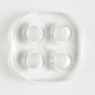 4-Loch-Knopf - Wäscheknopf - 11 mm - transparent