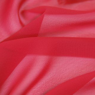 Chiffon - uni - rot