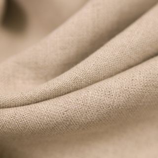 Reines Leinen - vorgewaschen - uni - sand