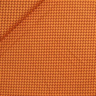 Baumwolle - Popeline - kleine Halbkreise - orange