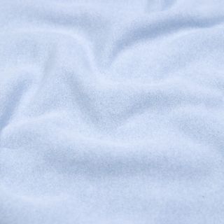 Baumwollfleece - Organic - uni - hellblau