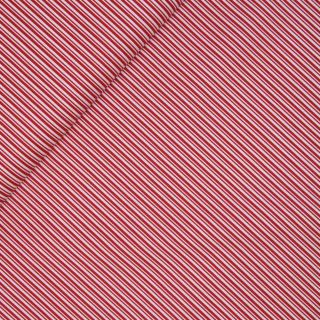 Baumwolle - Stripes - rot