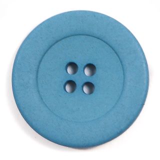 4-Loch-Knopf - 25 mm - uni - azurblau