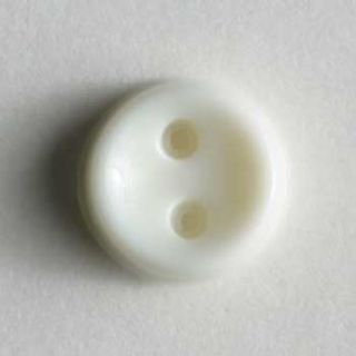 2-Loch-Knopf - 7 mm - weiß