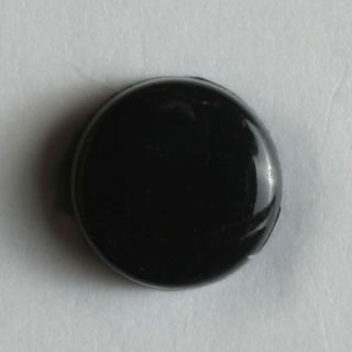 Öse - 7 mm - Modeknopf - schwarz - glänzend